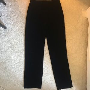 Black velvet pants! Size 4!